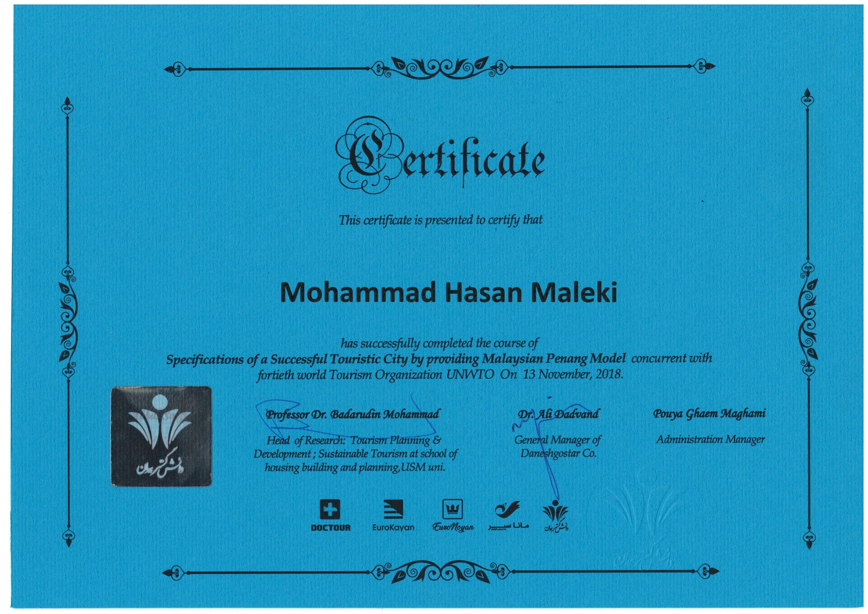 Tourism City Malaysian Model